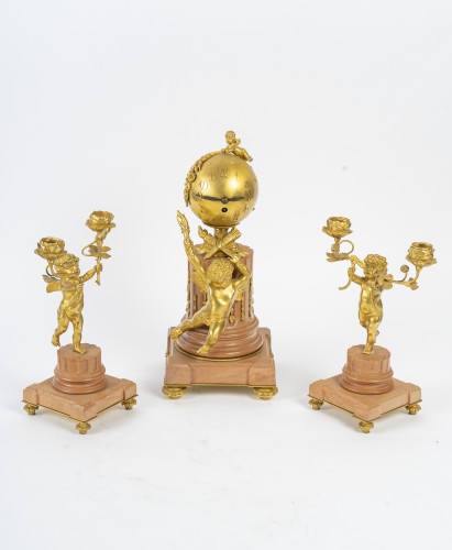 Garniture de cheminée, circa 1880 - Acropole Antiquités