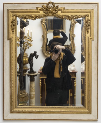 Miroir en bois sculpté, Circa 1870 - Miroirs, Trumeaux Style Napoléon III