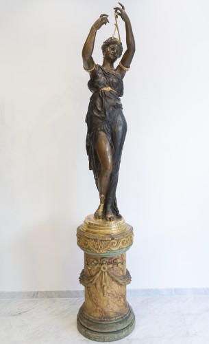 Étienne Henri DUMAIGE (1830–1888)  Les Musiciennes - Sculpture Style Napoléon III