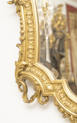 Miroir Rocaille, Circa 1870 - Acropole Antiquités