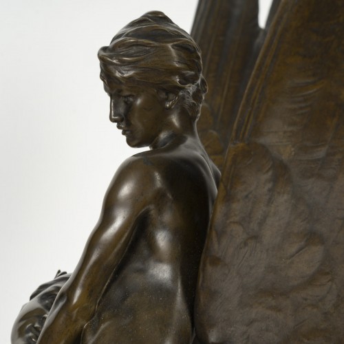 Denys PUECH (1854-1942), La sirène - Sculpture Style Art nouveau