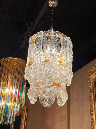 Luminaires Lustre - Lustre Mazzega Italie 1960