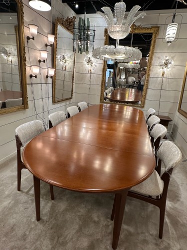 Furniture  - Very large Scandinavian oak table circa 1960 