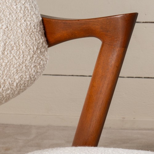 20th century - 1960 Set of 12 Scandinavian teak chairs