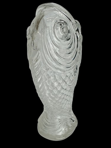 Verrerie, Cristallerie  - Vase Baccarat « Carpes affrontées »