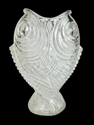 Vase Baccarat « Carpes affrontées » - Art nouveau