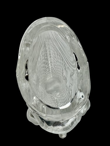 Art nouveau - Vase Baccarat « Carpes affrontées »