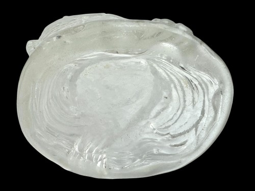 Antiquités - Vase Baccarat « Carpes affrontées »