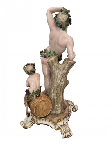 Allégorie de l'Automne - Groupe en porcelaine de Meissen 20e siècle - 