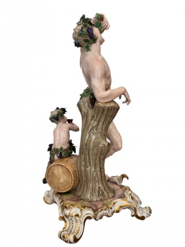  - Allégorie de l'Automne - Groupe en porcelaine de Meissen 20e siècle