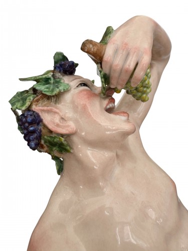 Antiquités - Allégorie de l'Automne - Groupe en porcelaine de Meissen 20e siècle