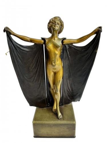 Carl Kauba (1865-1922) - Metamorphic Erotic Bronze Open Sesame 