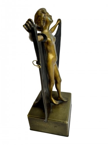 Carl Kauba (1865-1922) - Metamorphic Erotic Bronze Open Sesame  - 