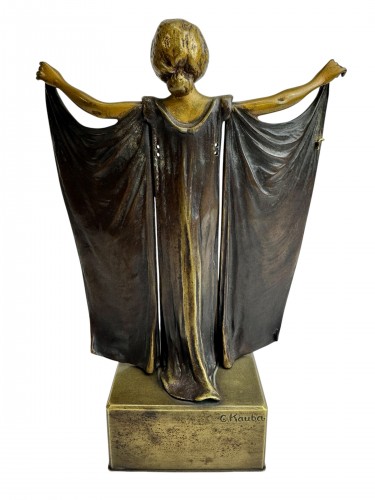 19th century - Carl Kauba (1865-1922) - Metamorphic Erotic Bronze Open Sesame 