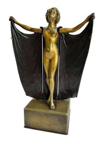 Carl Kauba (1865-1922) - Metamorphic Erotic Bronze Open Sesame  - Napoléon III