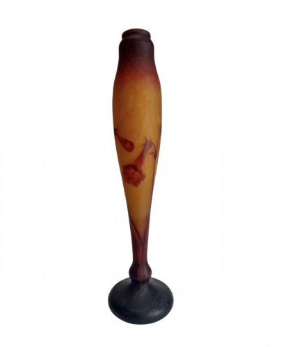 Daum Nancy - Vase Fleurs de Tabac