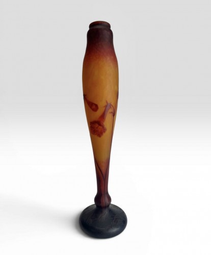 XXe siècle - Daum Nancy - Vase Fleurs de Tabac