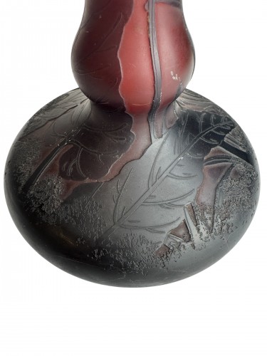 Daum Nancy - Vase Fleurs de Tabac - Art nouveau