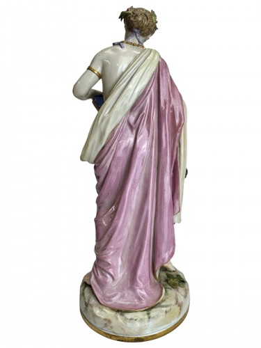 XXe siècle - Allégorie de la Musique, groupe en porcelaine de Meissen 20e siècle