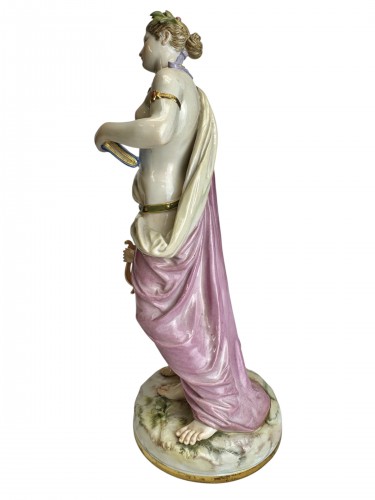 Allégorie de la Musique, groupe en porcelaine de Meissen 20e siècle - 