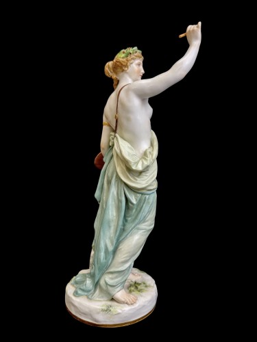 Allégorie de la Peinture, groupe en porcelaine de Meissen 20e siècle - AG Antiquités