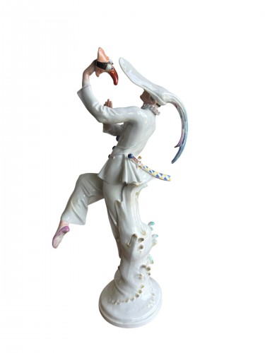 Masked Dancer, Meissen Porcelain Figure model Created By Paul Scheuric - 