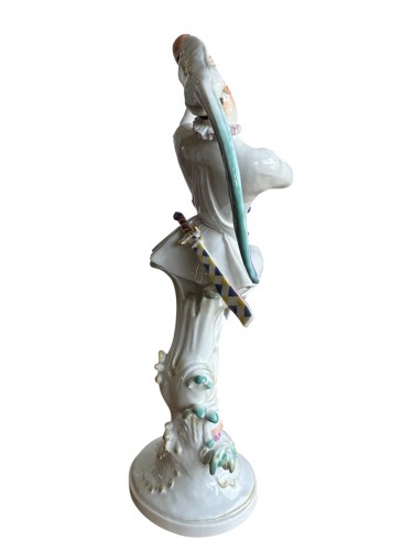Masked Dancer, Meissen Porcelain Figure model Created By Paul Scheuric - 