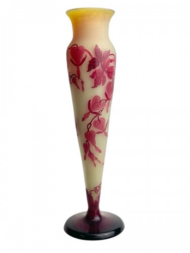 Emile Gallé - Vase ”Cœurs de Marie”