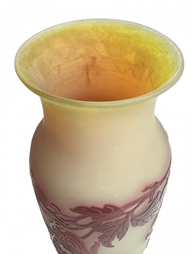 Emile Gallé - Vase ”Cœurs de Marie” - Art nouveau
