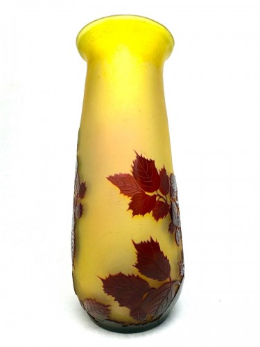 Gallé - Vase à décor de Roses - AG Antiquités