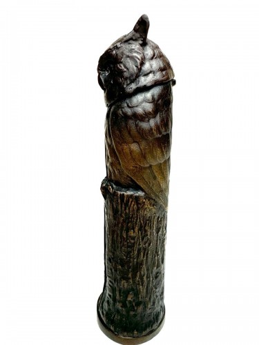  - Argentor Wien - Hibou entourant une femme nue, figure érotique métamorphique