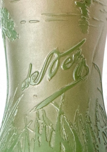 Antiquités - Camille Trutie de Varreux  (1872-1942) - Vase With Lake Decor 