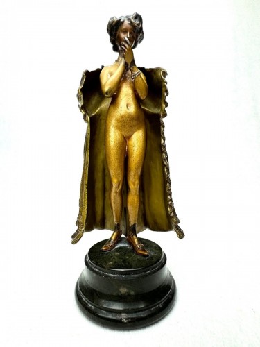 Franz Xavier Bergmann (1861-1936) - Erotic bronze, Art Nouveau Vienna Bronze  - Art nouveau