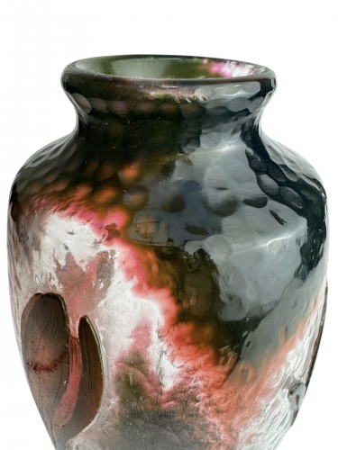 Art nouveau - Daum Nancy - Vase ''Colchiques''