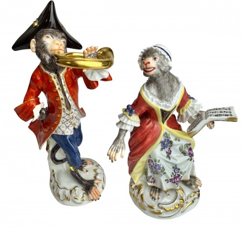 Antiquités - Meissen Monkey Orchestra "Affenkapelle"