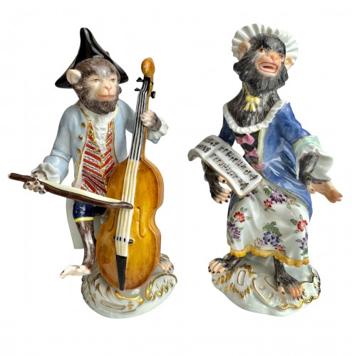 Antiquités - Meissen Monkey Orchestra "Affenkapelle"
