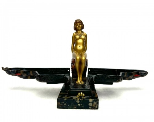Bergman - Déité égyptienne, bronze érotique de Vienne