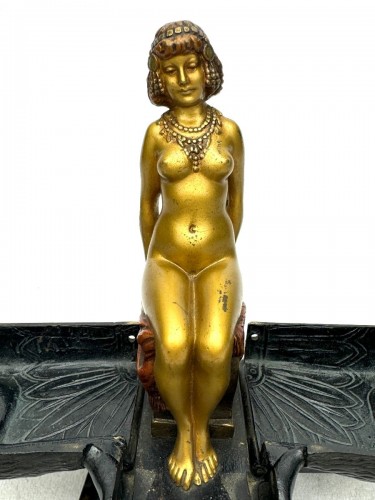 20th century - Bergman - Egyptian Deity, Vienna Erotic Bronze