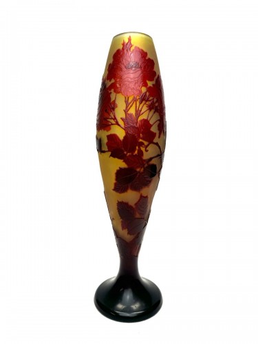Gallé - Rosier Eglantine Vase