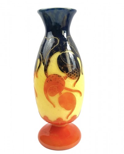 Le Verre Français Schneider- Grand Vase Houblon