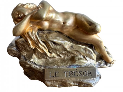 Carl Kauba « Le Trésor » bronze métamorphique - Art nouveau