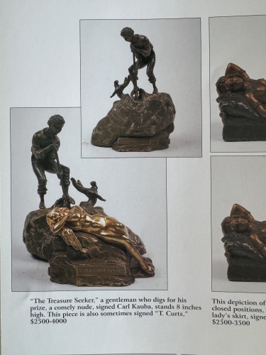 Antiquités - Carl Kauba « Le Trésor » bronze métamorphique