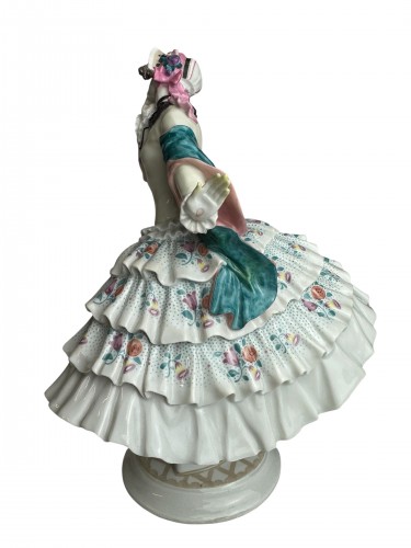 XXe siècle - Figurine de Meissen Estrella, ballet russe « Carnaval », de Paul Scheurich