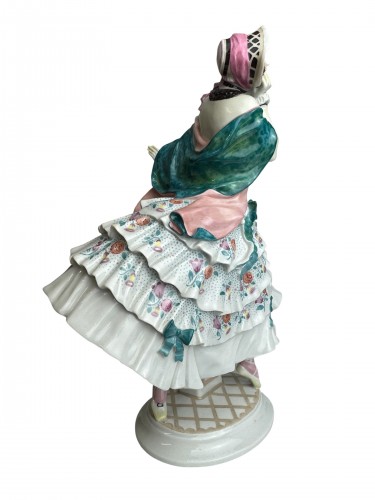 Antiquités - Figurine de Meissen Estrella, ballet russe « Carnaval », de Paul Scheurich