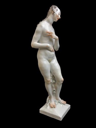 Figure de Vénus en porcelaine de Meissen, modèle de Paul Scheurich - Céramiques, Porcelaines Style 