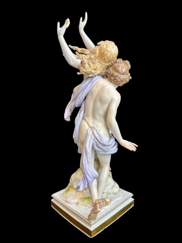 Meissen Porcelain Figurine Set   “Apollo And Daphne” - 