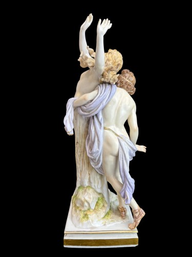 19th century - Meissen Porcelain Figurine Set   “Apollo And Daphne”
