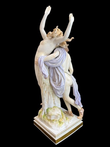 Meissen Porcelain Figurine Set   “Apollo And Daphne” - 