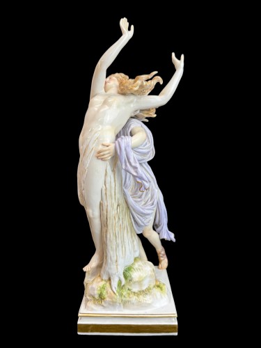  - Meissen Porcelain Figurine Set   “Apollo And Daphne”