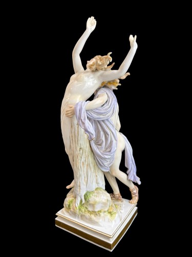 Antiquités - Meissen Porcelain Figurine Set   “Apollo And Daphne”